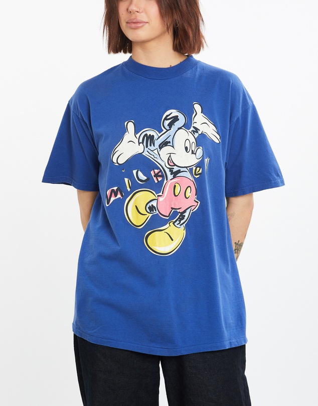 Vintage by The Real Deal - Pre Loved - 90s Disney Mickey Mouse Tee