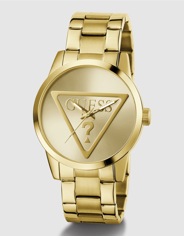 GUESS - Guess triangle 44mm Gold-Tone Analogue Men's Watch