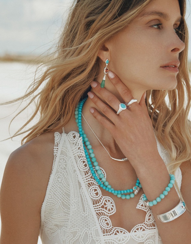 THOMAS SABO - THOMAS SABO Turquoise Eye Bead Necklace