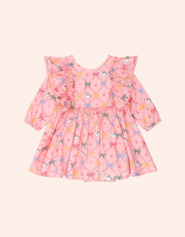 Huxbaby - Unicorn Bow Dress - Babies-Kids