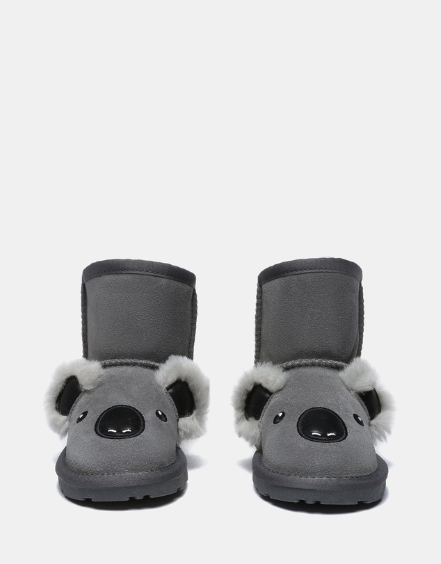 EVERAU - EverAU Ugg Koala Kids Plus Cow Suede Upper UGG Boots