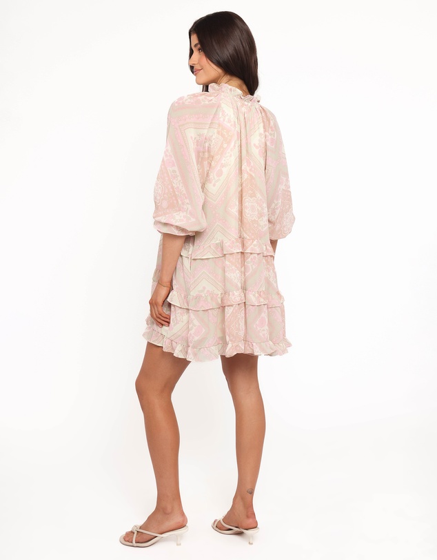 Petal & Pup - Hawken Mini Dress - Sage Paisley