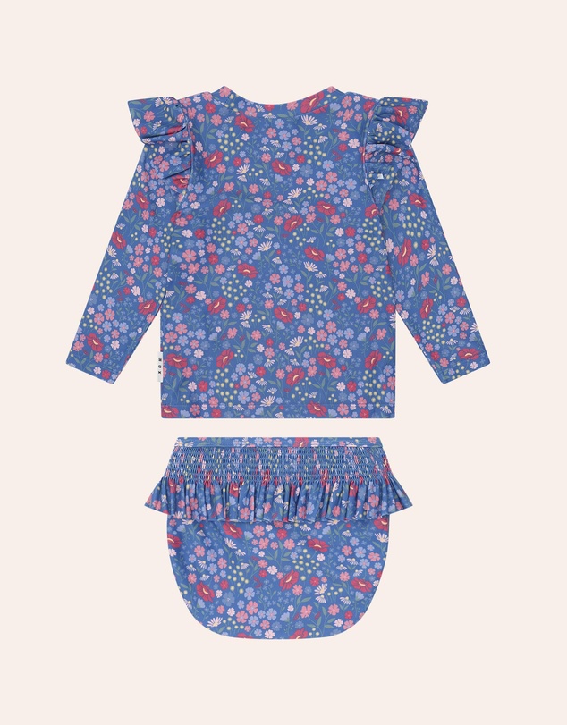 Huxbaby - Vintage Floral Two-Piece Swim Set - Babies-Teens