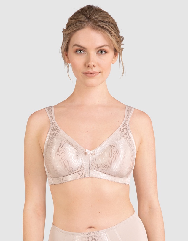 Naturana - Wide Strap Wireless Minimiser Bra