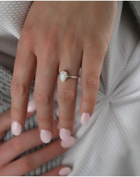 Von Treskow - Pear Czelline Opal Ring