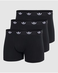 adidas Originals - 3 Pack Comfort Flex Cotton Trunk Underwear