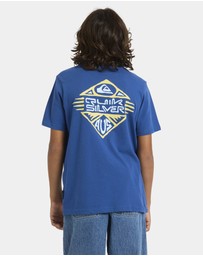 Quiksilver - Boys 8 to 16 Heritage Damond T-Shirt