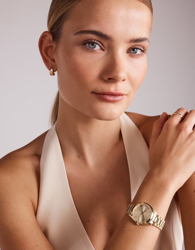 Michael Hill - Ladies' 32.5mm Dress Watch in Gold-Tone Stainless Steel