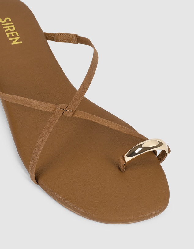 Siren - Mikki Flat Strappy Sandals