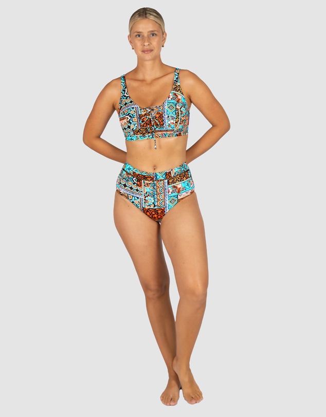 Baku Swimwear - Tulum E-F-G Cup Lace Up Bikini Bra Top