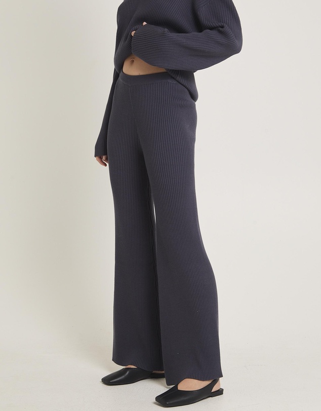Subtitled - Stella Ribbed Knit Pants