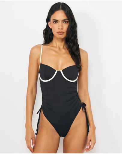 AERE - Sienna Tie Side Swimsuit