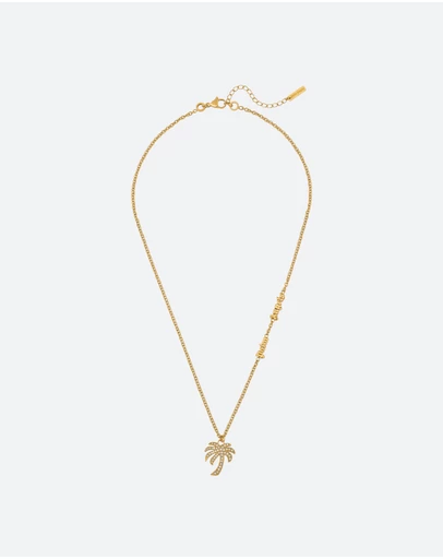 Palm Angels - Segno GP Studded Palm Charm Necklace