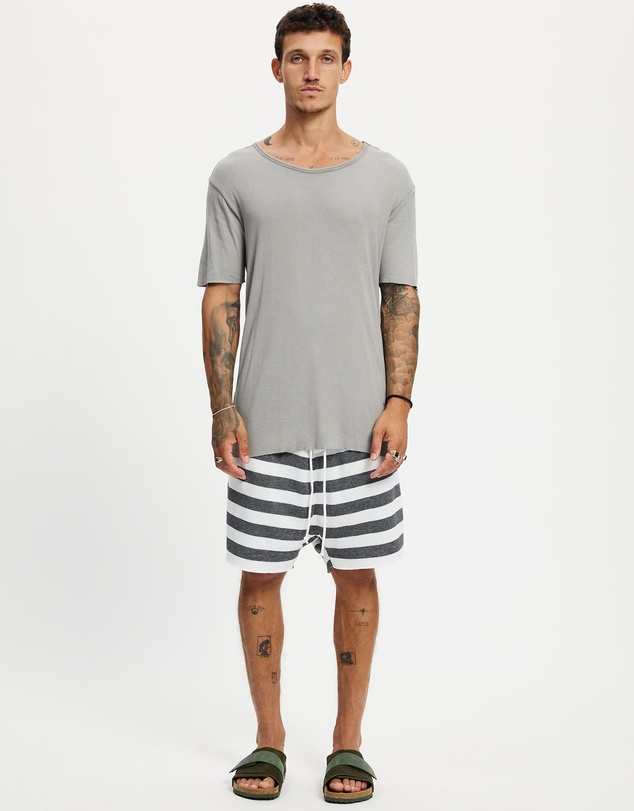 Surrounded By Ghosts - The Onyx Slim Rib Knit T-Shirt