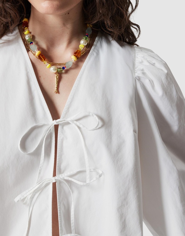 & Other Stories - Tie-Front Blouse