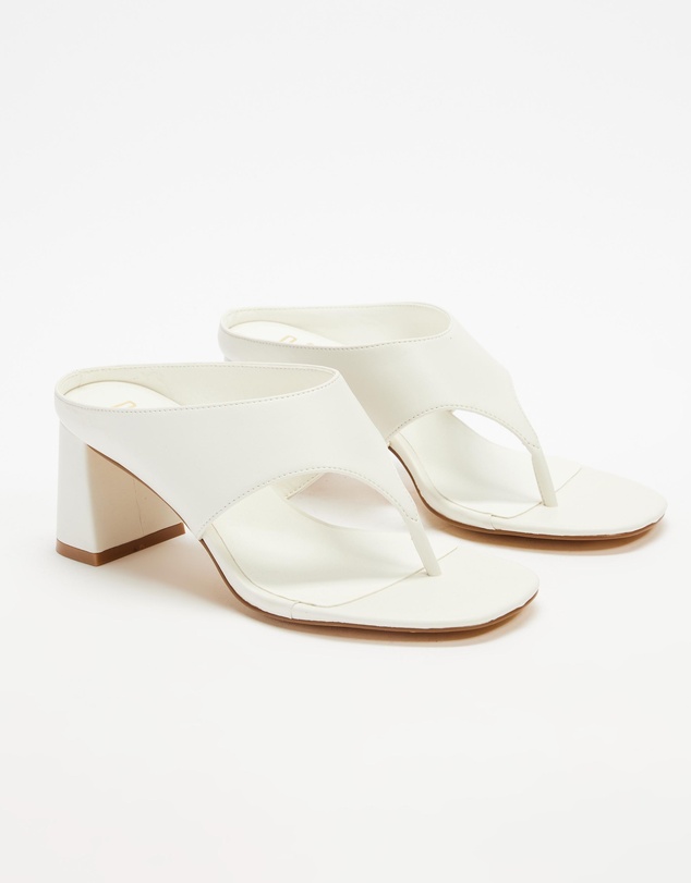 Dazie - Elodie Block Heel Thong Sandals