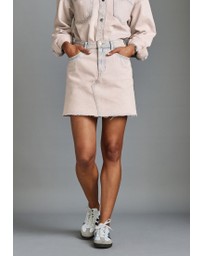 NEXT - Denim Raw Hem Mini Skirt