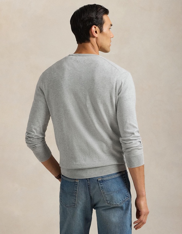 Polo Ralph Lauren - Slim Fit Cotton V-Neck Sweater