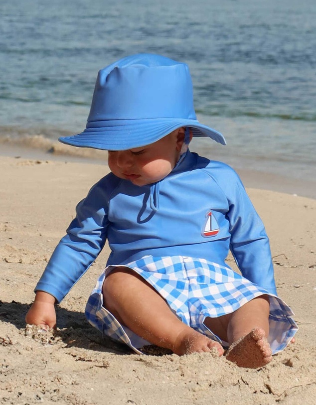 Purebaby - Board Short & Rashie Swim Set- Kids-Babies