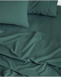 Linen House - Vienna 300TC Cotton Percale Sheet Set 50cm