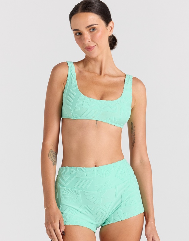 Poolside Paradiso - Mai Tai Shorty Bikini Bottom -Mint