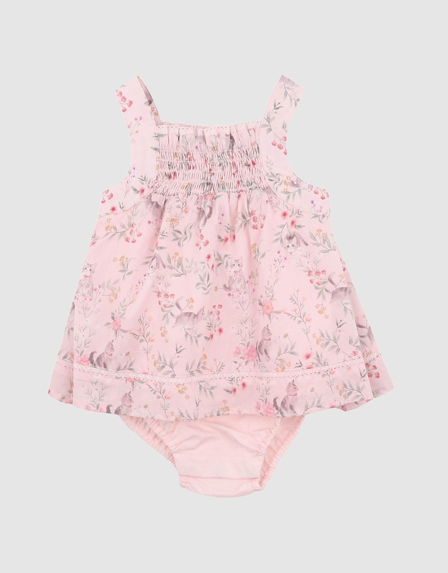 Bebe by Minihaha - Willa Print Overlay Dress - Babies