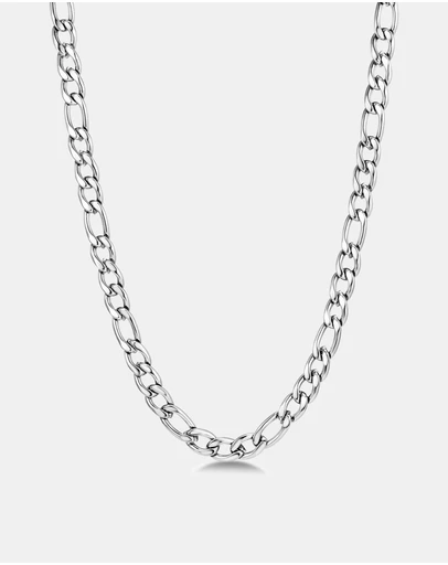 Eclectics - Token Figaro Chain Necklace