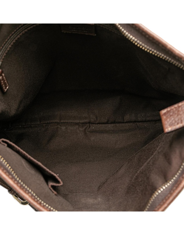 Gucci - Pre-Loved GG Canvas Abbey D Ring Crossbody