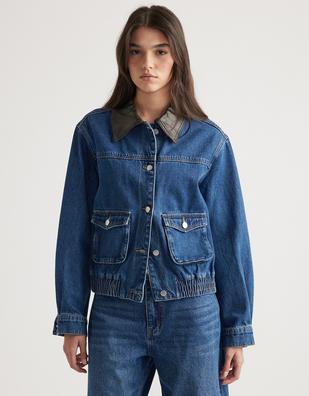 Decjuba - Romi Contrast Denim Jacket