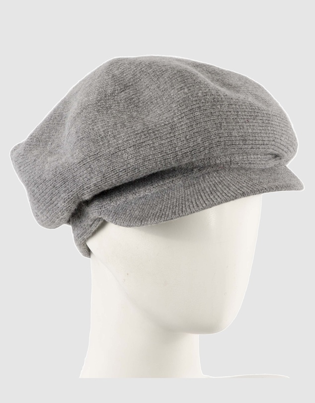 Max Alexander - European Made Grey Wool Beret Cap