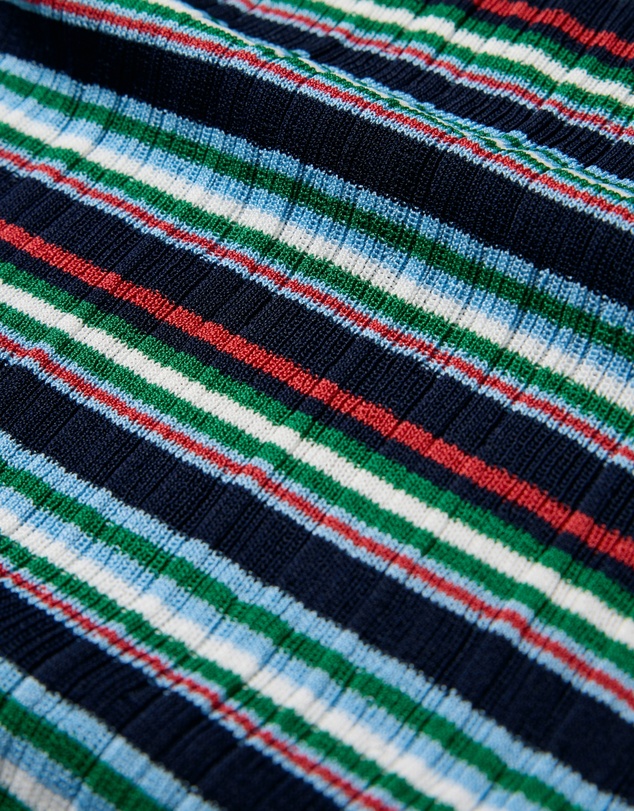 Calibre - Striped Rib Polo Navy