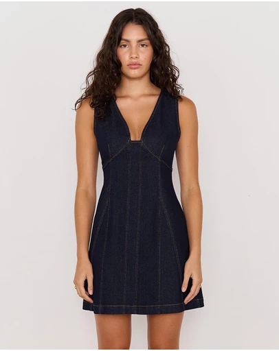MINKPINK - Raya Denim Mini Dress