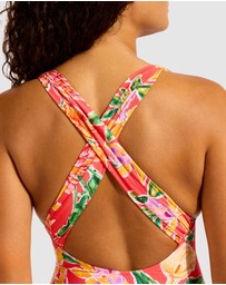 Seafolly - Hothouse Flowers V Neck One Piece Swimsuit