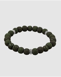Kuzzoi - ICONIC EXCLUSIVE - Bracelet Male Beads Vintage 925 Sterling Silver