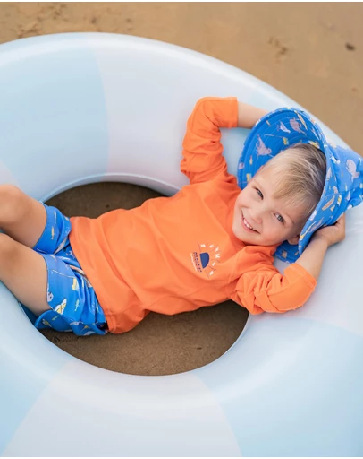 Minihaha - Conway Quick Release Nec Tie Swim Hat - Babies-Kids