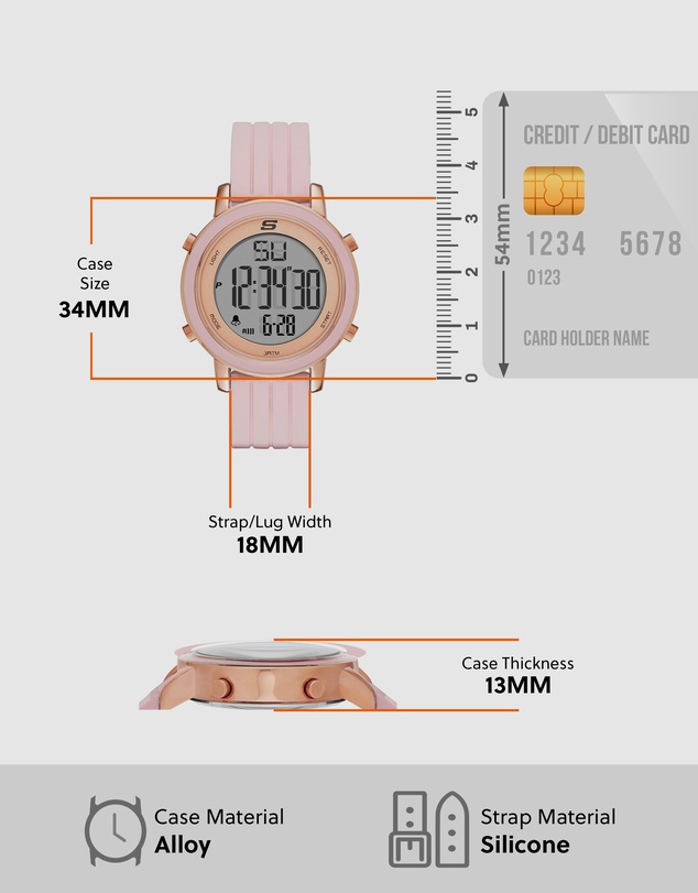 Skechers - Westport Pink Digital Watch