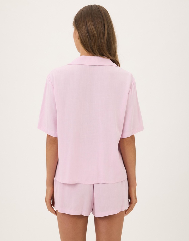 Atmos&Here - Marie Short Sleeve And Shorts Bow Tie Front Pyjamas