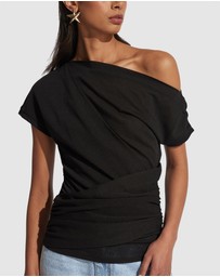 Decjuba - Ruby Gathered Top