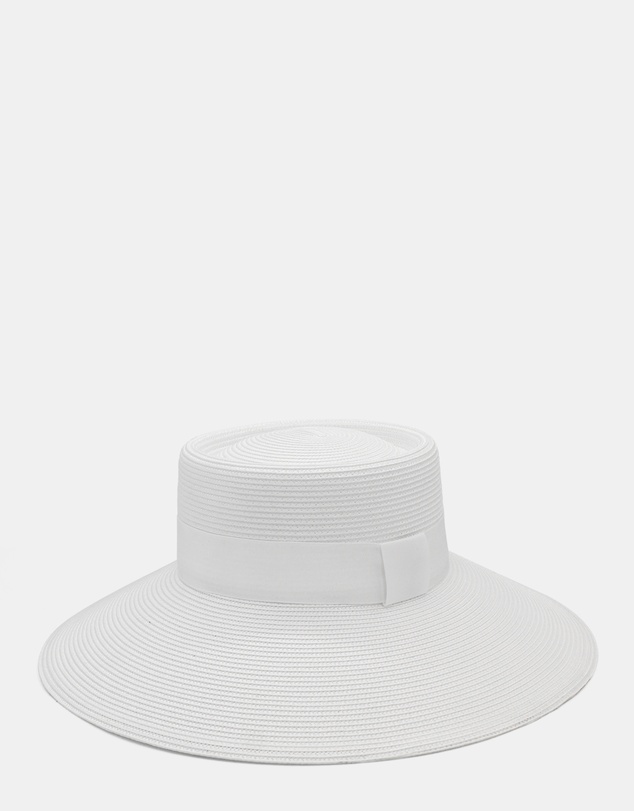 Morgan & Taylor - Gwen Racewear Droop Hat in White