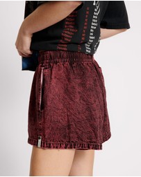 ONE TEASPOON - Black Heart Denim Boxer Shorts