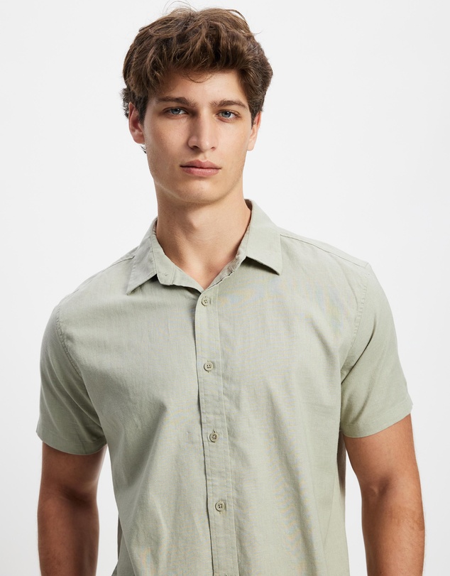 Staple Superior - Hamilton Linen Blend SS Shirt