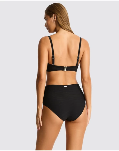 Sea Level Australia - Spinnaker Panelled High Waist Pant Black