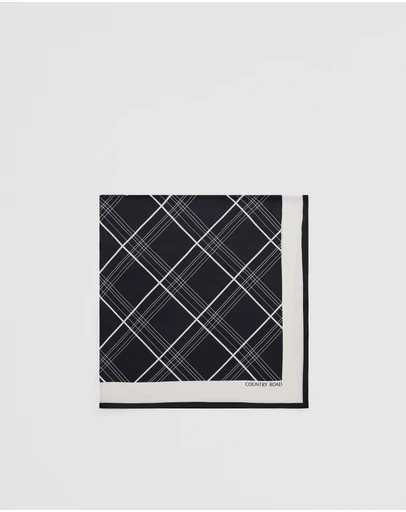 Country Road - Silk Check Scarf