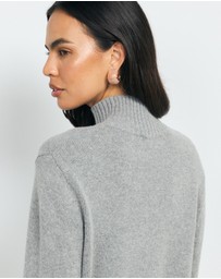 AERE - Nyne Wool Funnel Neck Jumper