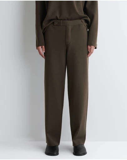COS - Knitted Wool Straight-Leg Trousers