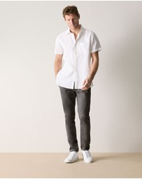 Trenery - Slim Chino Pant in Smoke