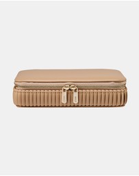 Wolf - Wolf Bella Travel Zip Case Mocha
