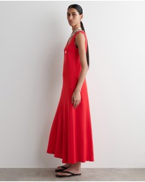 COS - Asymmetric Jersey Midi Dress