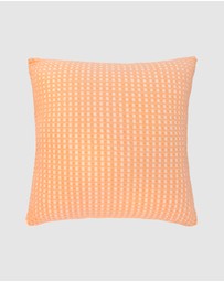 Bambury - Dora Square Cushion Peach