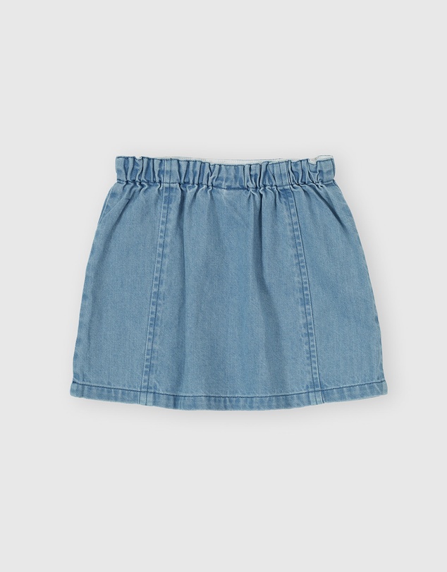 Goldie + Ace - Wild Strawberry Chambray Skirt - Babies-Kids